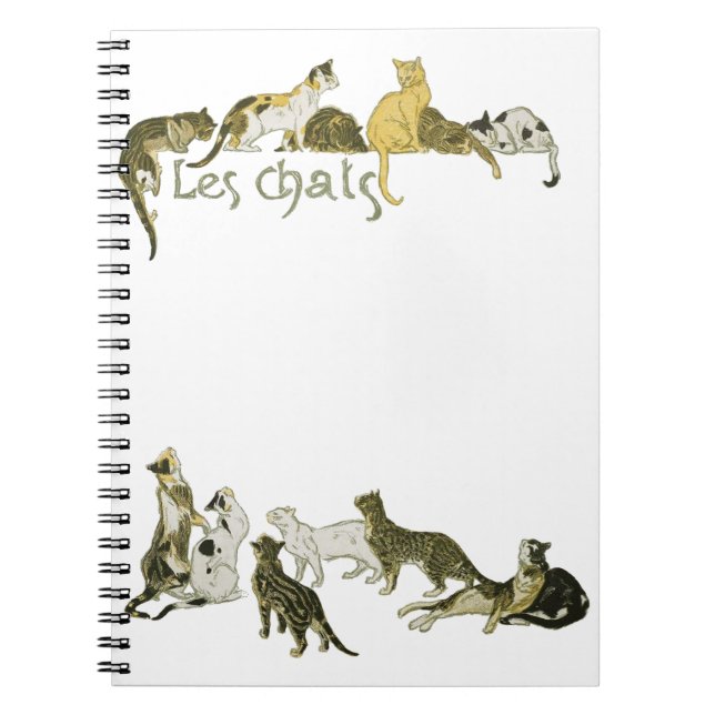 Cats, Alexandre Steinlen Notebook (Front)