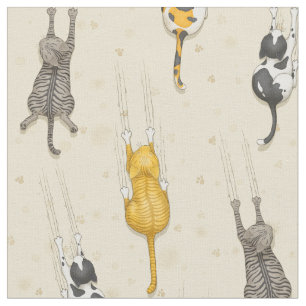 Cats Allowed Fabric