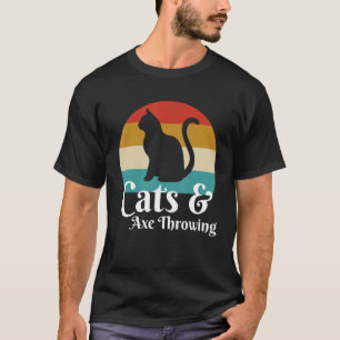Cats And Axe Throwing T-Shirt