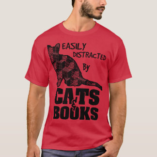 Cats And Books T-Shirt