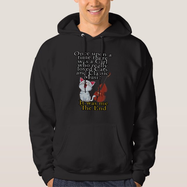 Cats and Classic Music  Once Upon A Time Girl 1 Hoodie (Front)