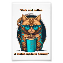 Cats and coffee - a match made in heaven