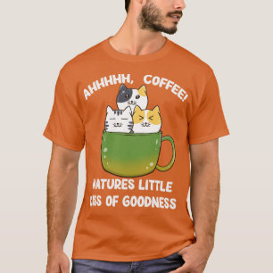 Cats And Coffee Cat Lover Coffee Lover T-Shirt