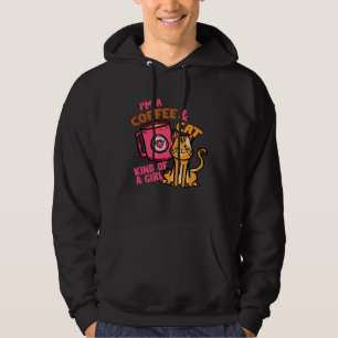 Cats and Coffee Women Cute Girl Hoodie