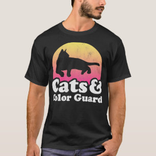 Cats and Colour Guard Gift T-Shirt