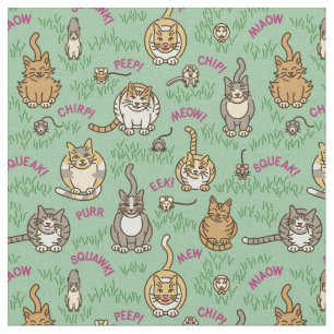 Cats and Critters Fabric