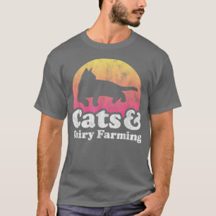Cats and Dairy Farming Men's or Women's Cat and Da T-Shirt