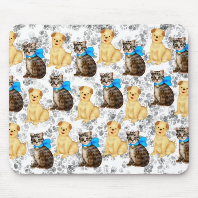 cats and dogs2 mouse mat (Front)