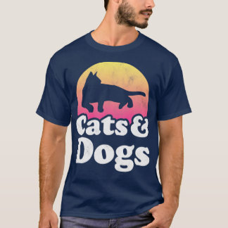 Cats and Dogs Gift for Men Women Kids T-Shirt