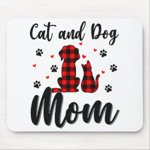 Cats And Dogs Mum Mother's Day Puppy Pets Animals Mouse Mat
