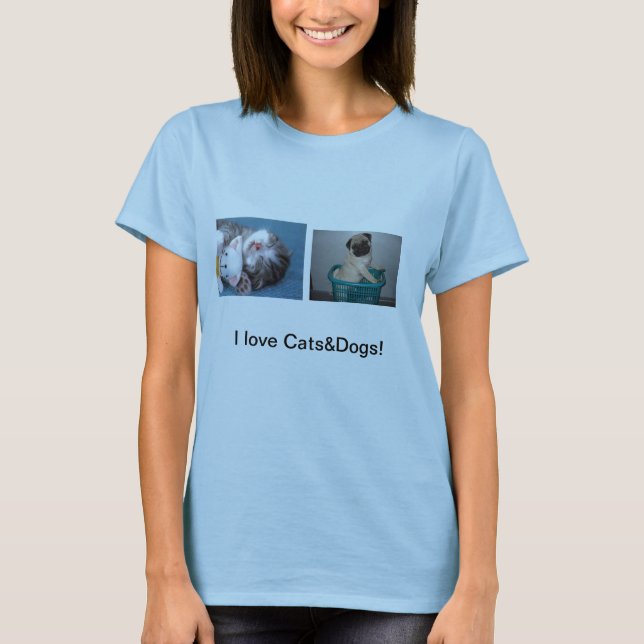 Cats and Dogs T-Shirt (Front)