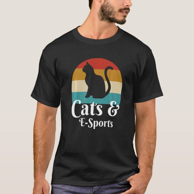 Cats And E Sports  T-Shirt (Front)