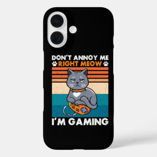 Cats And Gaming For The Cat Lover Gamer Video Game iPhone 16 Case