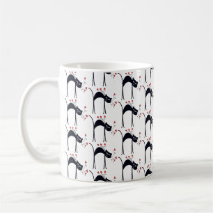 Cats and Hearts Coffee Mug