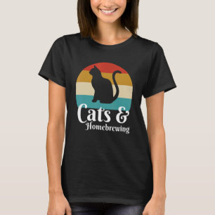 Cats And Homebrewing T-Shirt