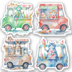 Cats and Ice Cream Truck