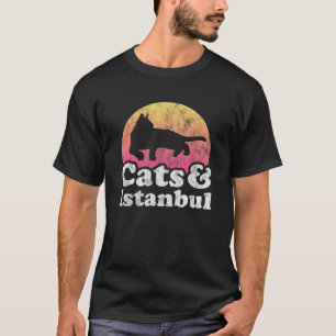 Cats and Istanbul Turkey Men s or Women s Cat T-Shirt