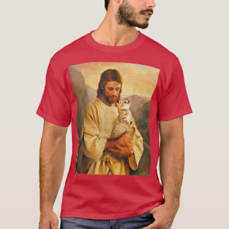 cats and jesus lover T-Shirt