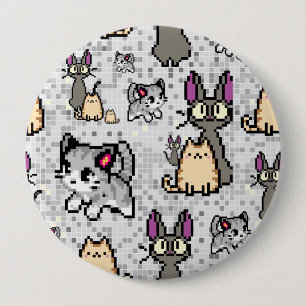 Cats and Kittens 2 10 Cm Round Badge