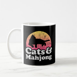 Cats And Mahjong Men'S Or'S Cat Coffee Mug