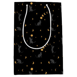 Cats and Moon Phases Gift Bag