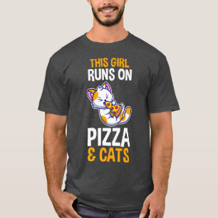 Cats and Pizza  T-Shirt