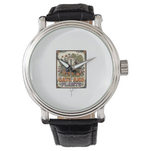 Cats And Plants Cat Plants Cottagecore Vintage Watch