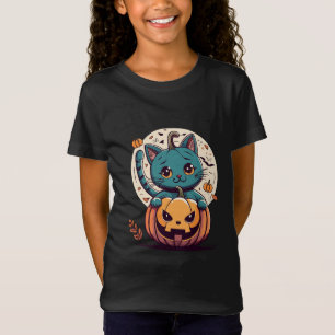 Cats and Pumpkins for a Happy Halloween! T-Shirt