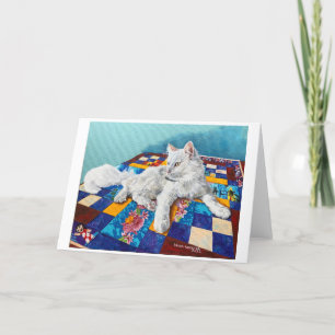 Cats and Quilts-Noodles Card