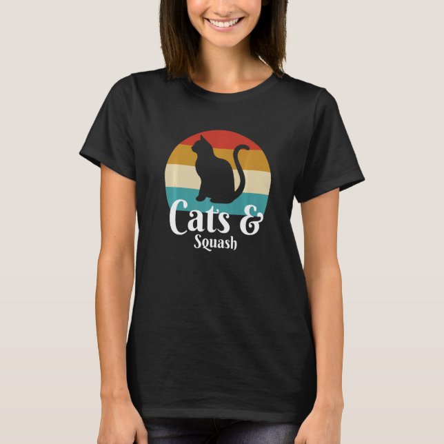 Cats And Squash T-Shirt (Front)