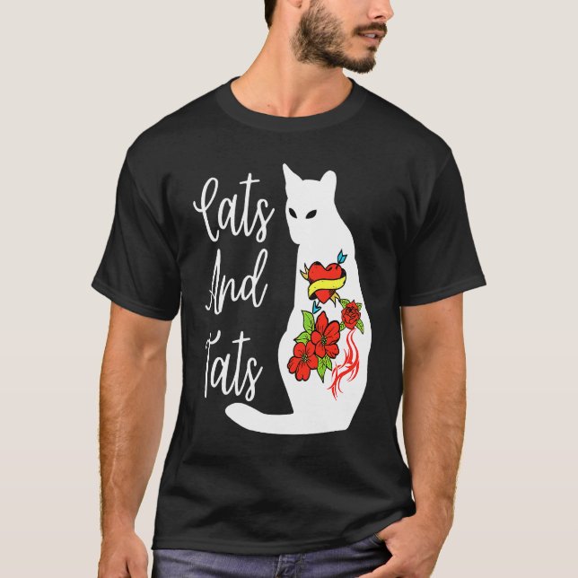 Cats and Tats  3 T-Shirt (Front)