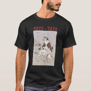 Cats And Tats  Cat Tattoo Lover  Cats T-Shirt