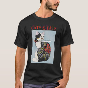 Cats And Tats Cat Tattoo Lover Cats T-Shirt
