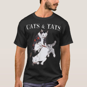 Cats and Tats cat tattoo lover tee shirt Cats & T