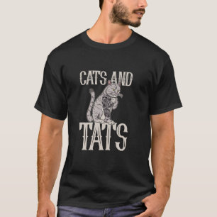 Cats and Tats Ink Tattoo Lover Long Sleeve T Shirt