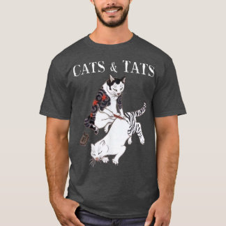 Cats and Tats t-shirt cat tattoo lover tee shirt C