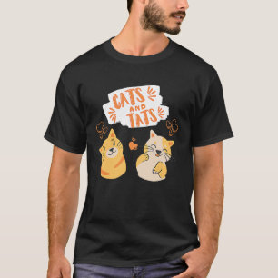 Cats and Tats Tattoo Ink Funny Cat Lover T-Shirt