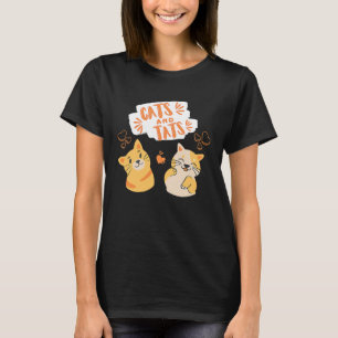 Cats and Tats Tattoo Ink Funny Cat Lover T-Shirt