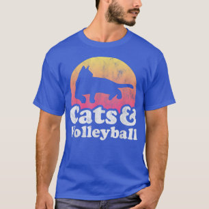 Cats and Volleyball Men's or Women's Cat  T-Shirt