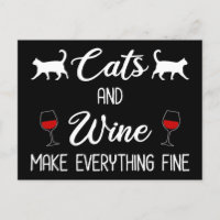 Cats and Wine Make Everything Fine