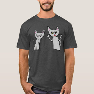 Cats animals pet gray sad crying gift T-Shirt