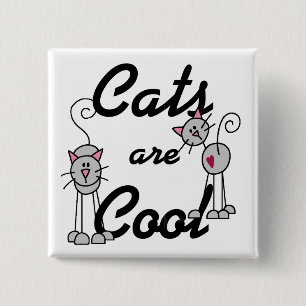Cats Are Cool Button