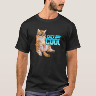 Cats Are Cool Cat Training Animals Pets Pet Owner  T-Shirt