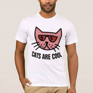CATS ARE COOL, Funny Cute Cat T-shirts