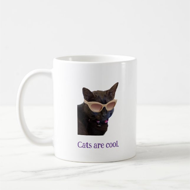 Cats are cool mug (Left)