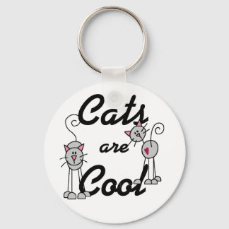 Cats Are Cool Tshirts and Gifts Key Ring