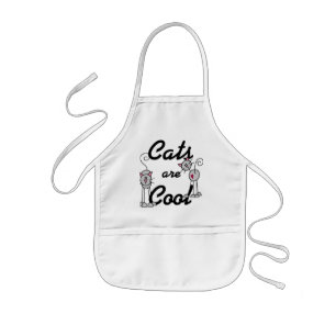 Cats Are Cool Tshirts and Gifts Kids Apron