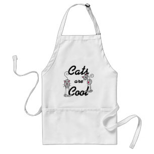 Cats Are Cool Tshirts and Gifts Standard Apron