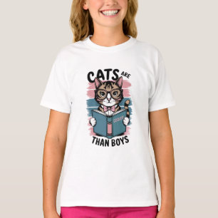 Cats are cooler than Boys T-Shirt