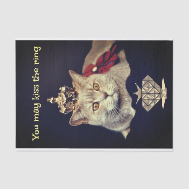 Cats are Kings Tissue Paper (Front)